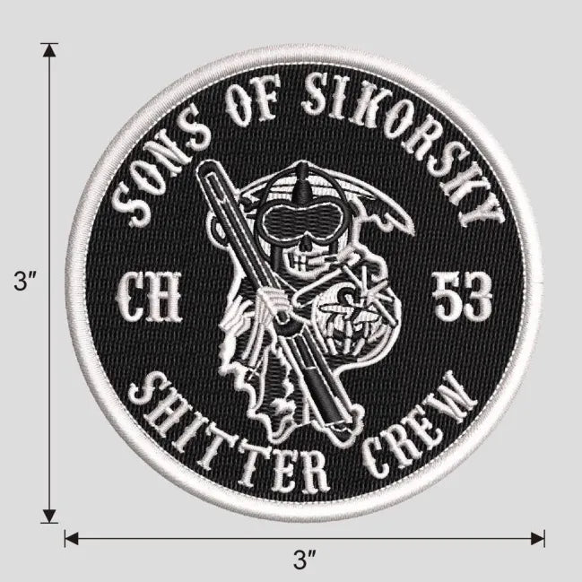 CH53 Sons of Sikorsky - Shitter Crew Patch