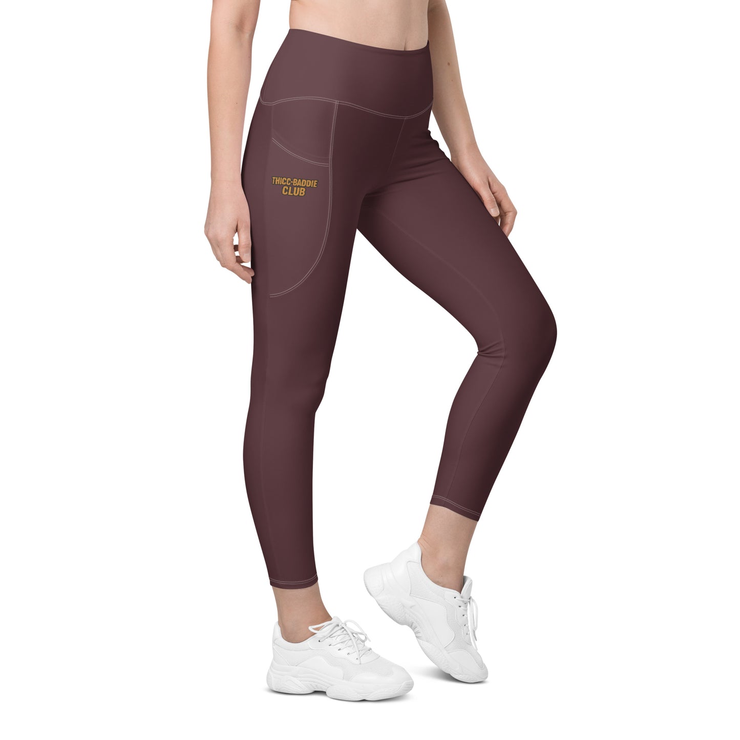 THICC-BADDIE CLUB Leggings with pocket design