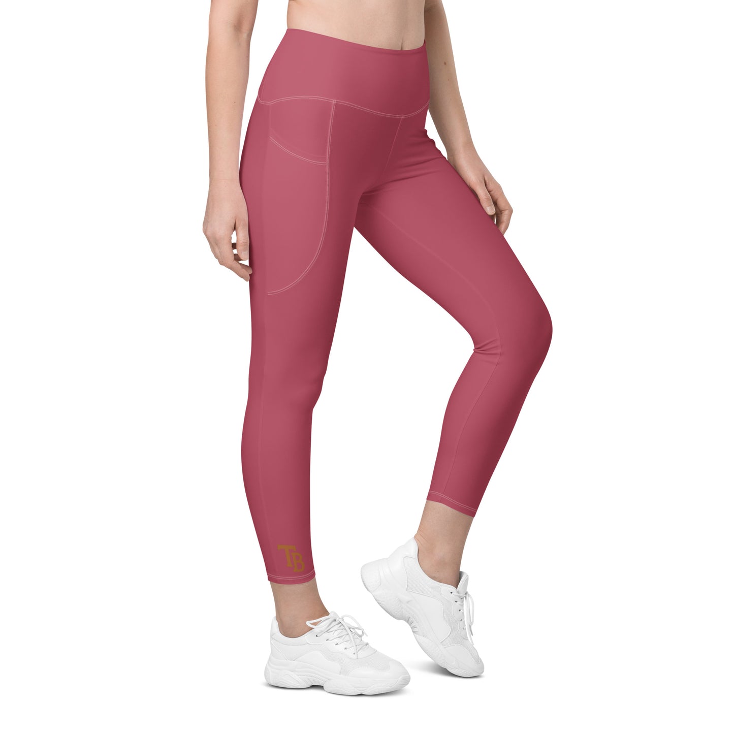 THICC-BADDIE CLUB Leggings with pocket ankle design