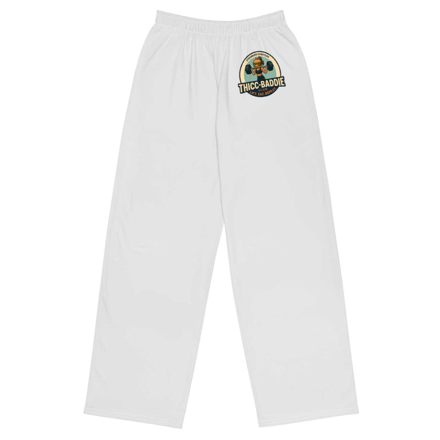 THICC-BADDIE CLUB Wide-leg pants front design