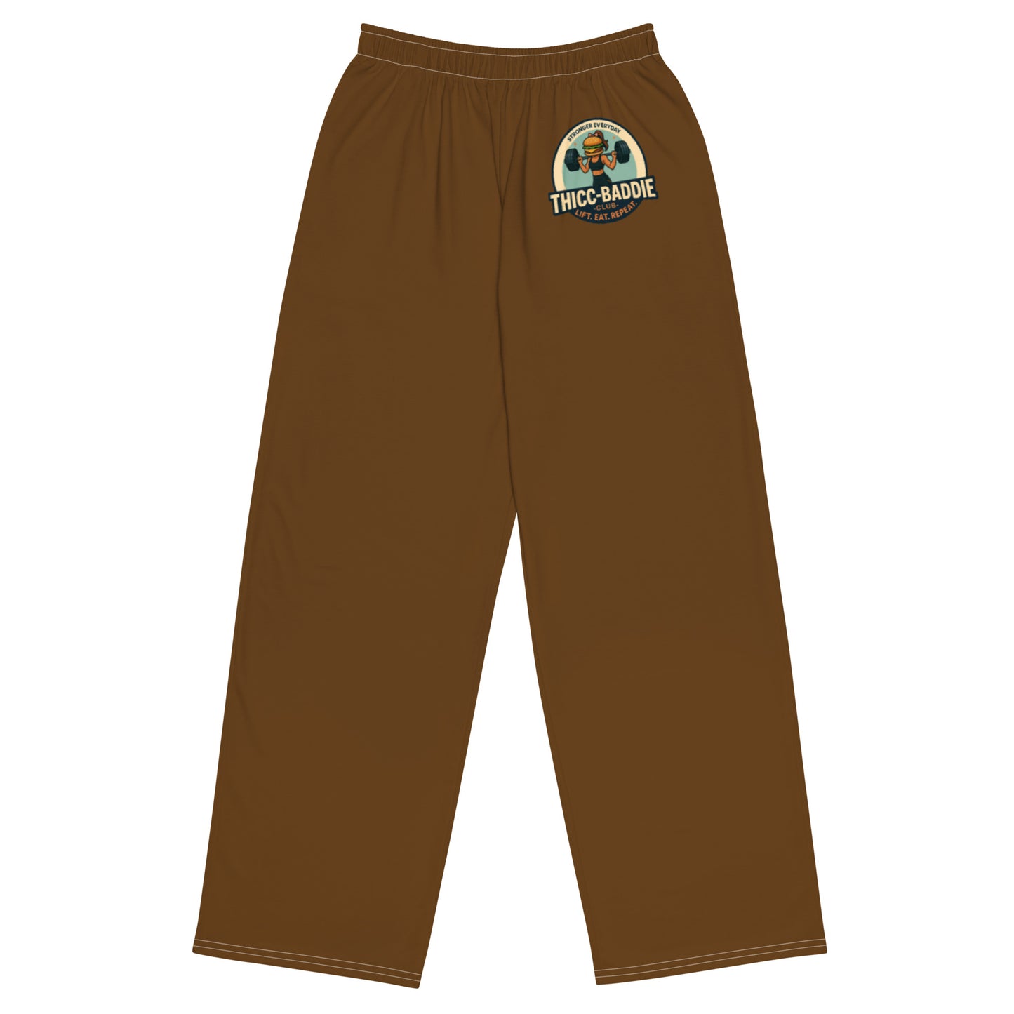THICC-BADDIE CLUB Wide-leg pants front design