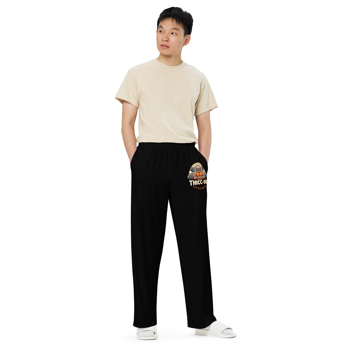 THICC-BOI CLUB Men's Wide Leg Sweats