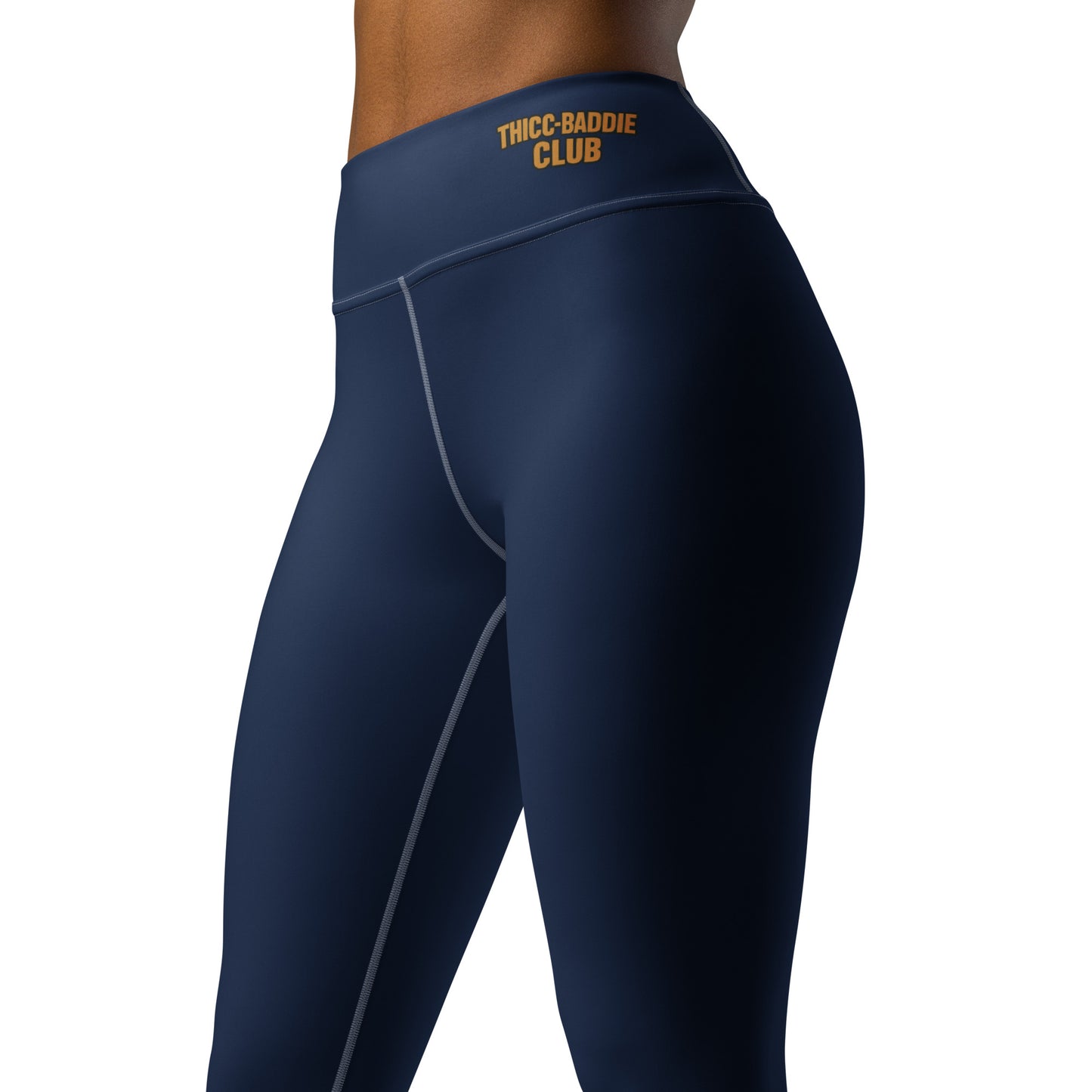 THICC-BADDIE CLUB Leggings with Side Design