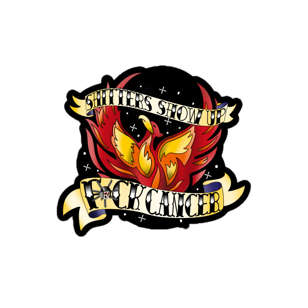 F*CK Cancer 302 Phoenix Sticker (Charles Fund)