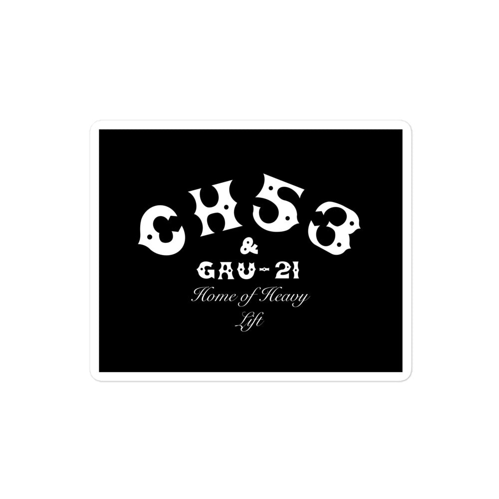 CH53 & GAU-21 "Home of Heavy Lift" Sticker
