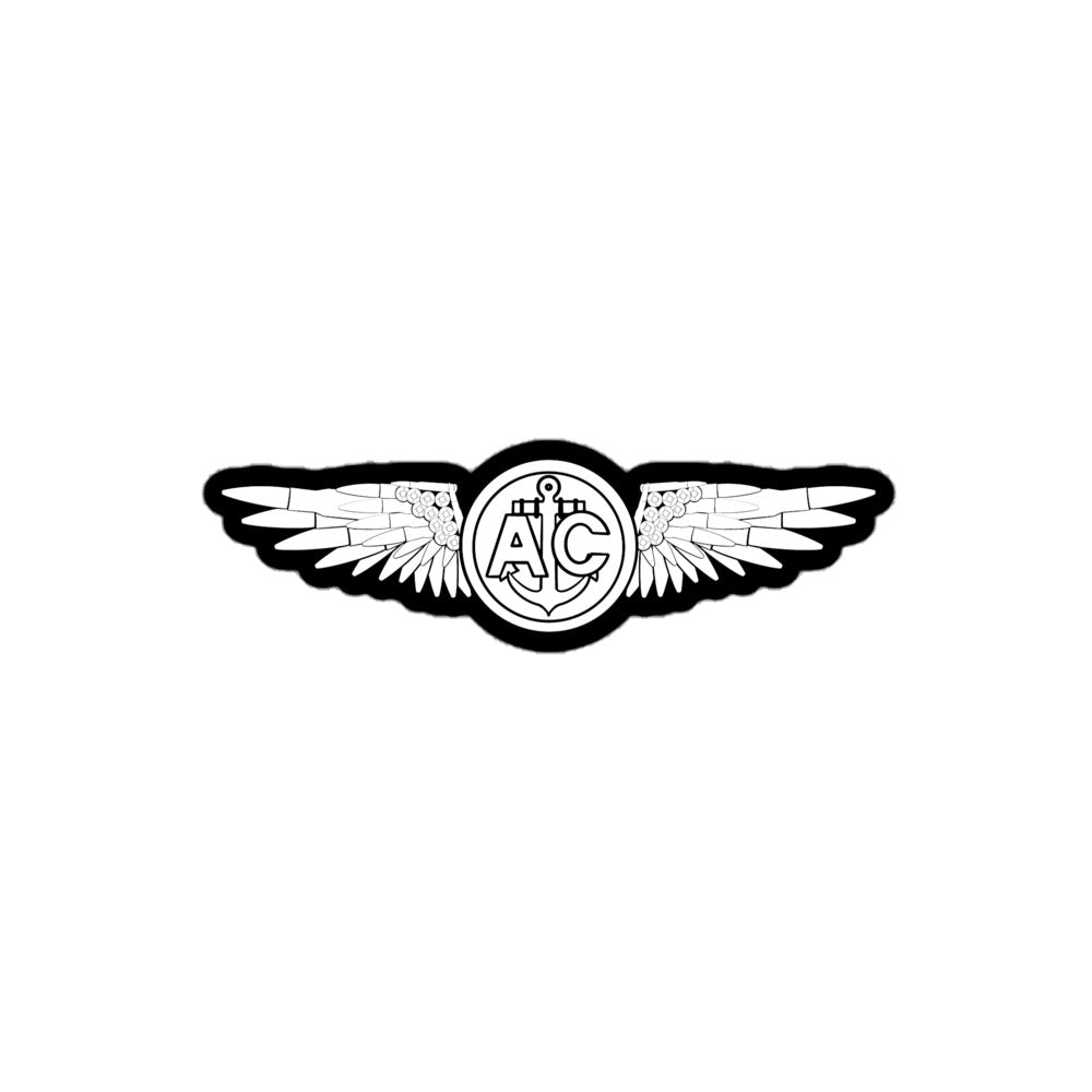 50 Cal AC Wings Sticker