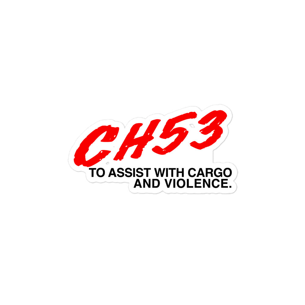 CH-53 "To Assist" Sticker