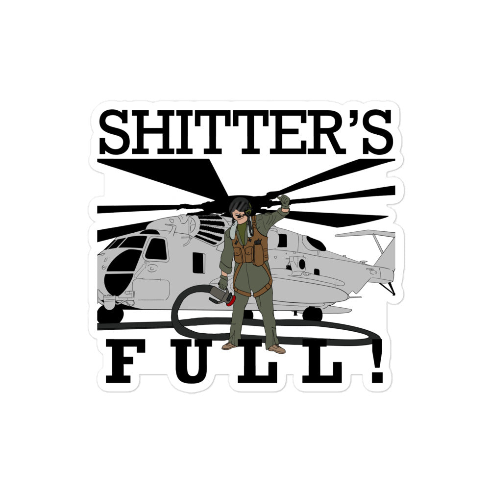 Shitter's Full Sticker