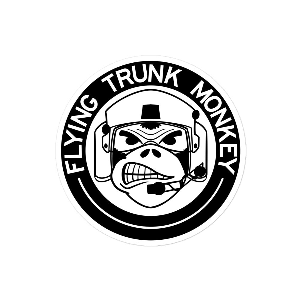 Flying Truck Monkey Sticker