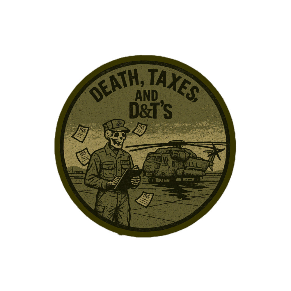 THICC-BOI CLUB Death, Taxes, and a Downed Bird Sticker