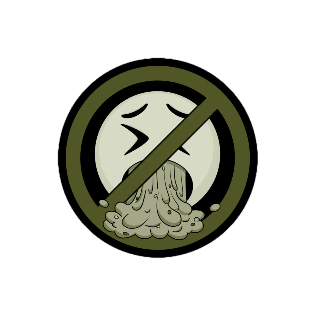 No Puking Allowed Sticker