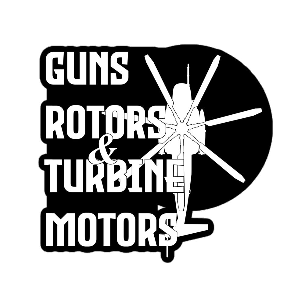 Guns, Rotors, & Turbine Motors Sticker