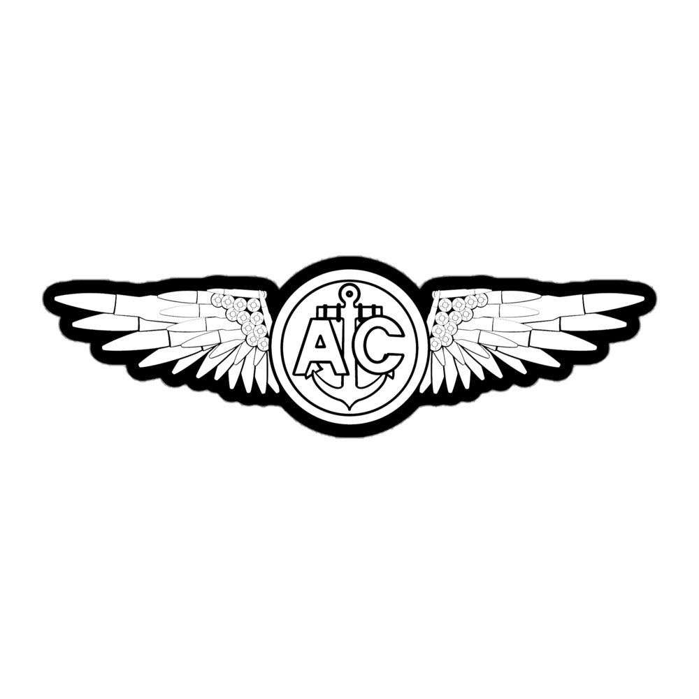 50 Cal AC Wings Sticker