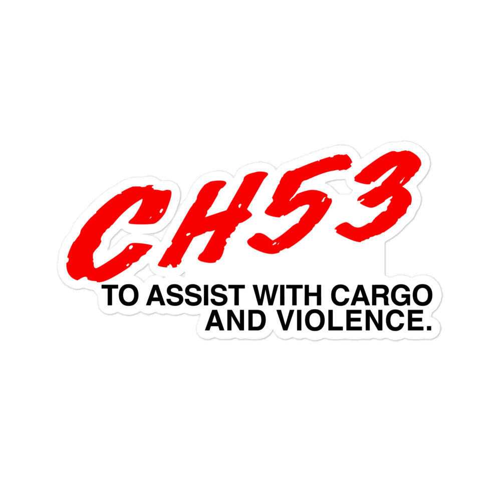 CH-53 "To Assist" Sticker