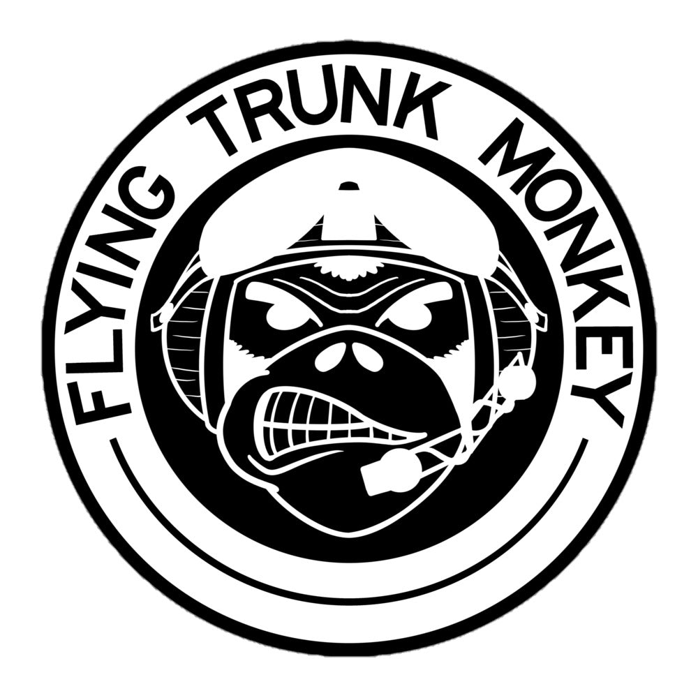 Flying Truck Monkey Sticker