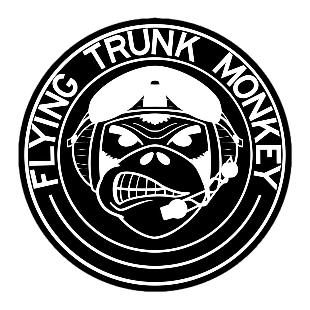 Flying Truck Monkey Sticker