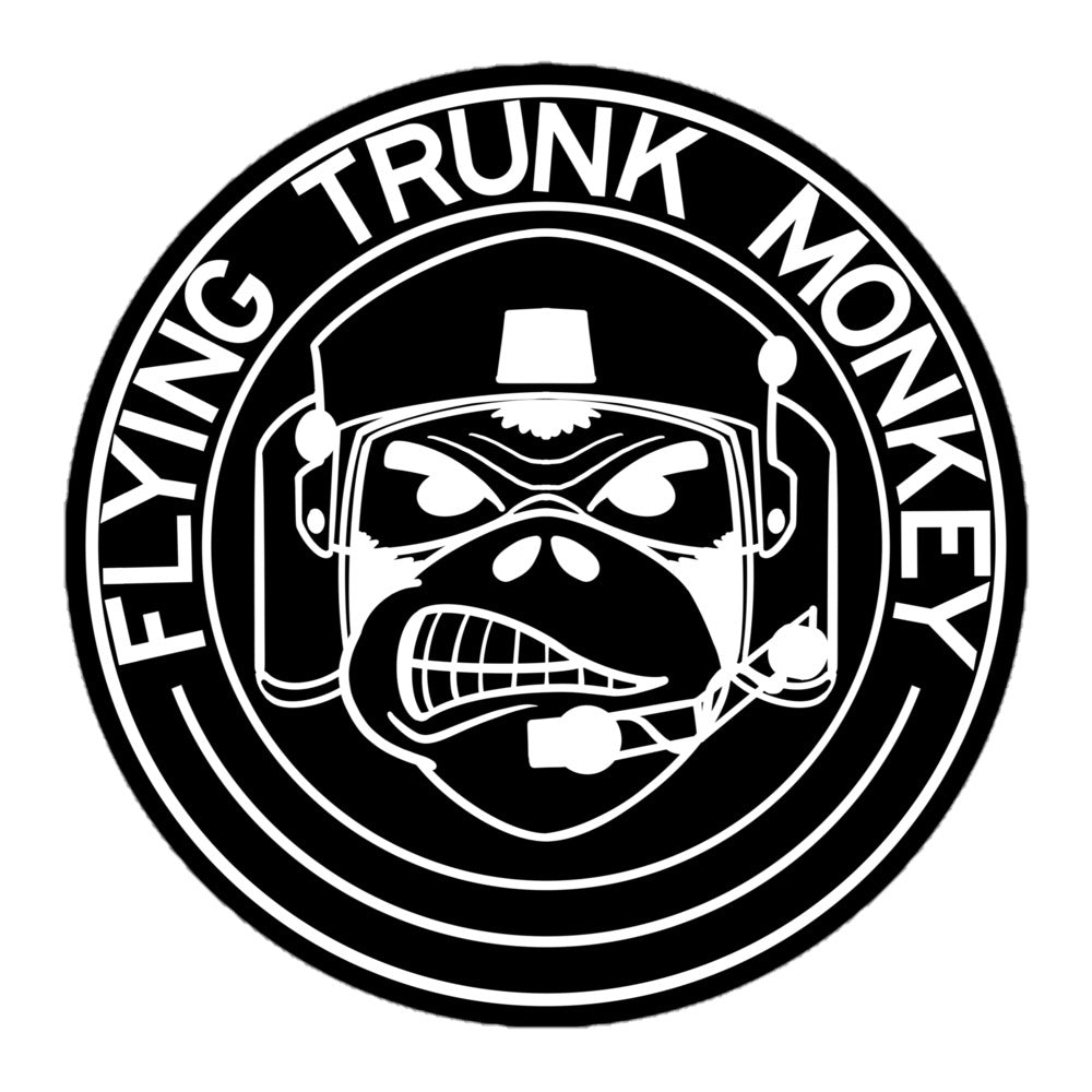 Flying Truck Monkey Sticker