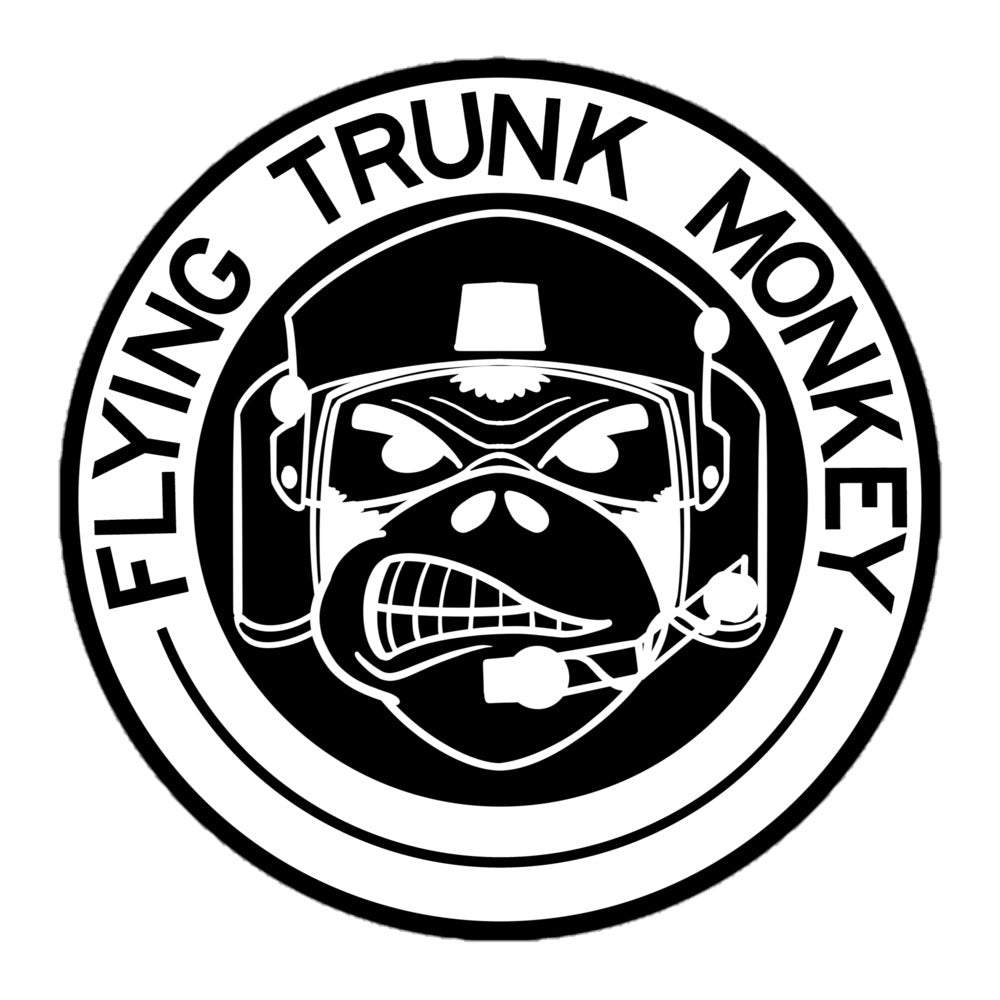 Flying Truck Monkey Sticker