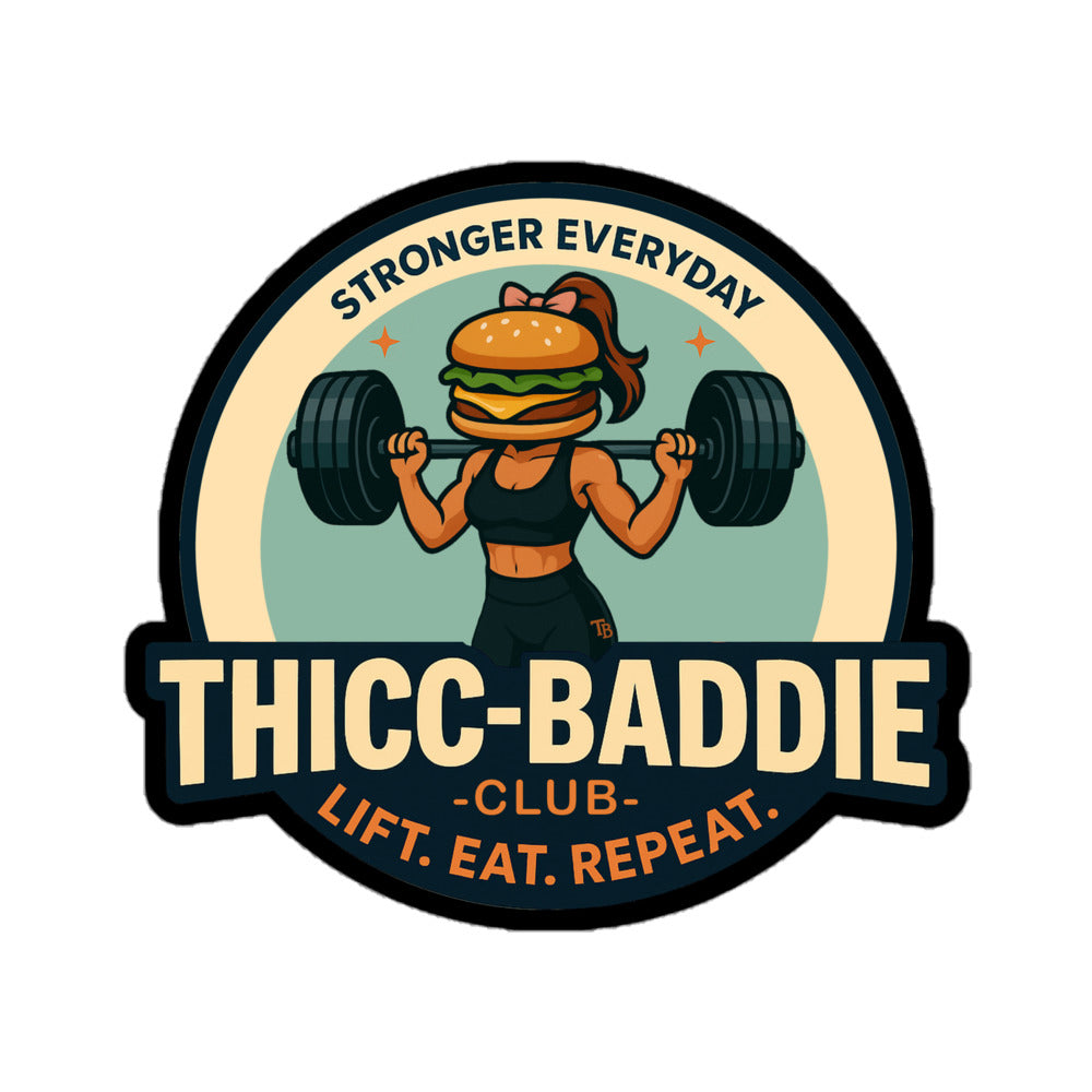 THICC-BADDIE CLUB Logo Sticker
