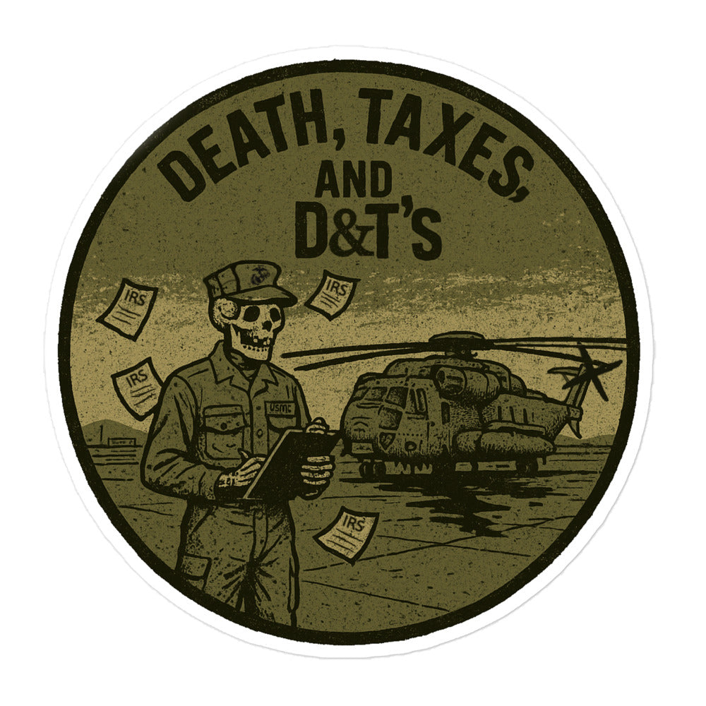 THICC-BOI CLUB Death, Taxes, and a Downed Bird Sticker