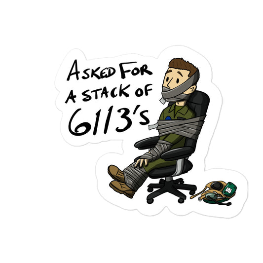 Stack of 6113’s Sticker