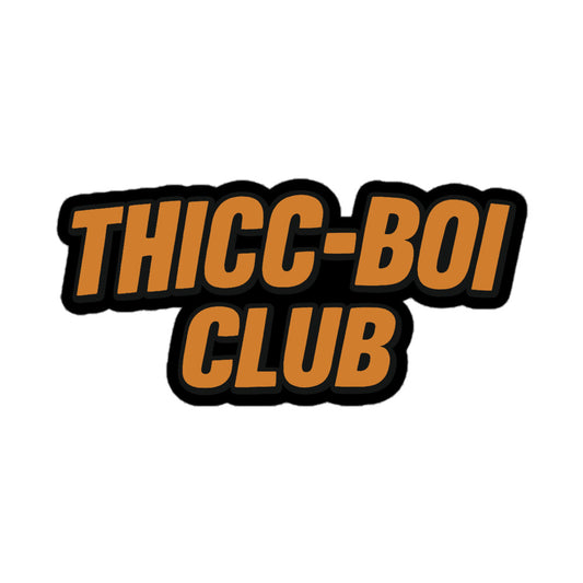 THICC-BOI CLUB Logo sticker