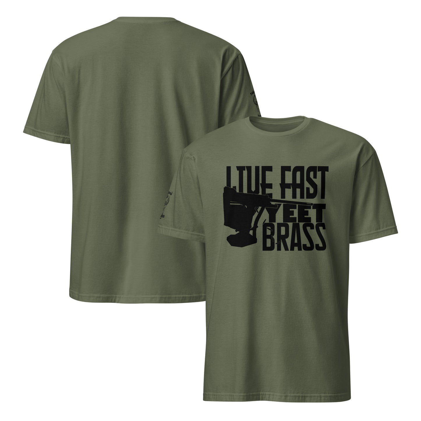 Live Fast, Yeet Brass Shirt