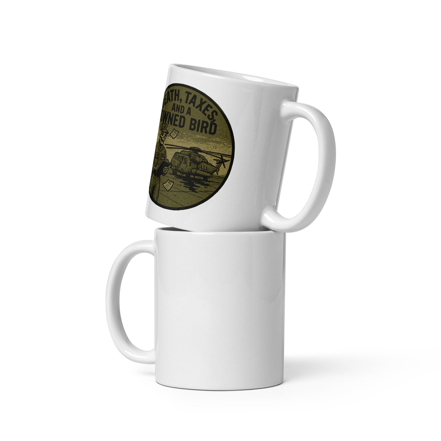 THICC-BOI CLUB Death, Taxes, and a Downed Bird Mug