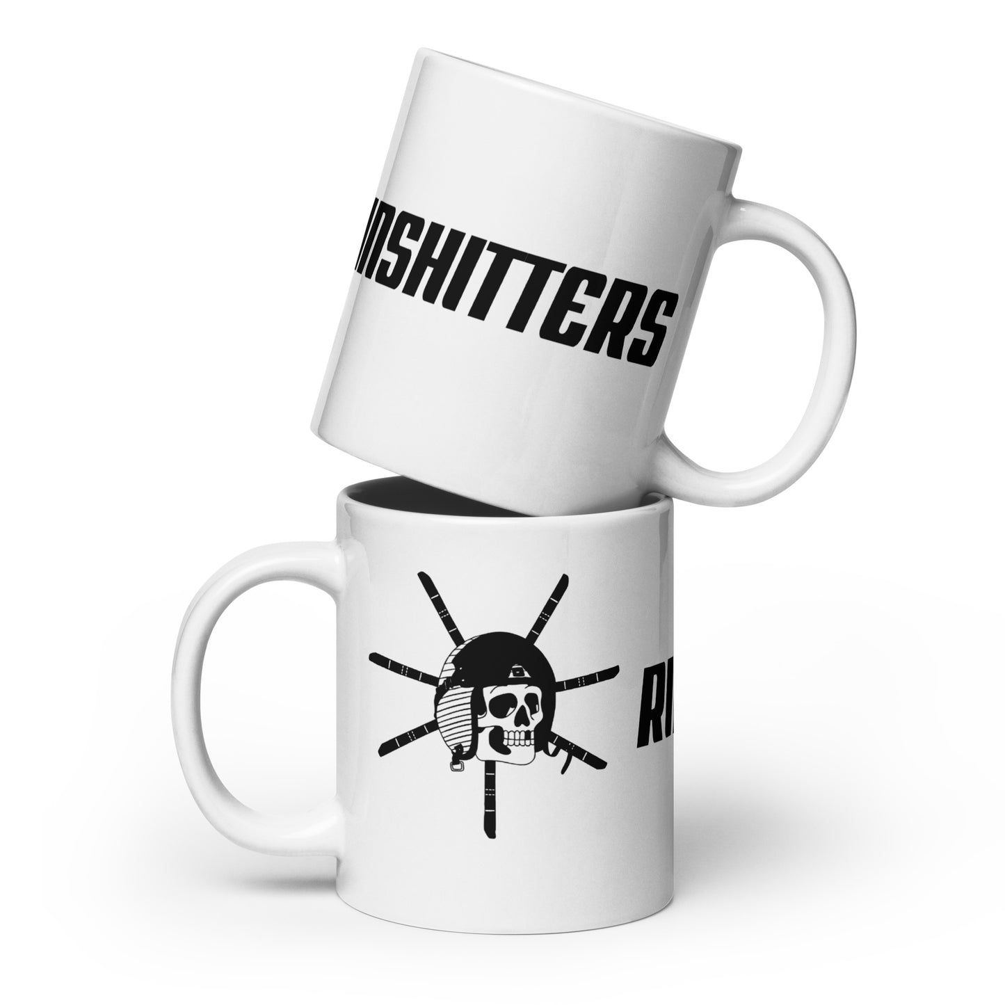 Aviators Rippin' Shitters Standard logo mug