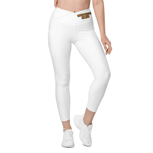 THICC-BADDIE CLUB V-TOP Leggings with side design