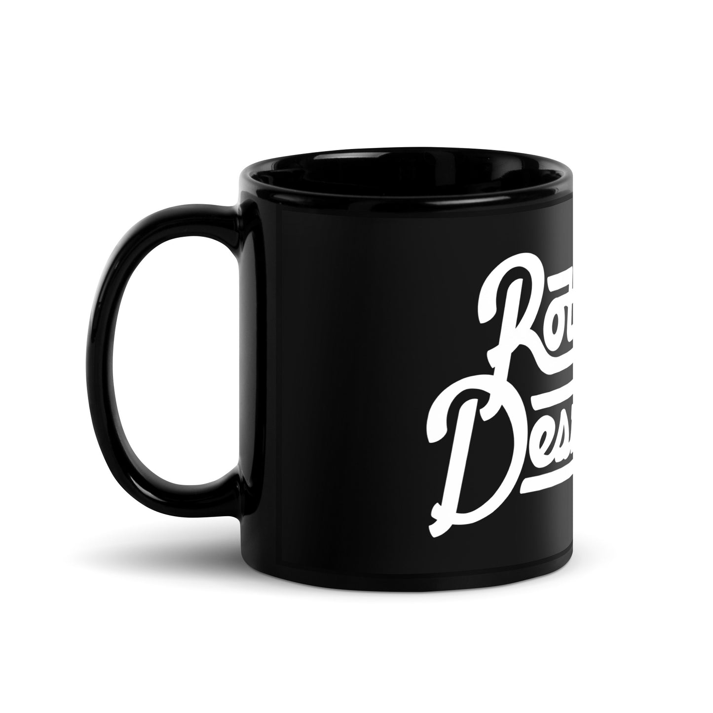 RotorHead Designs Logo Black Mug