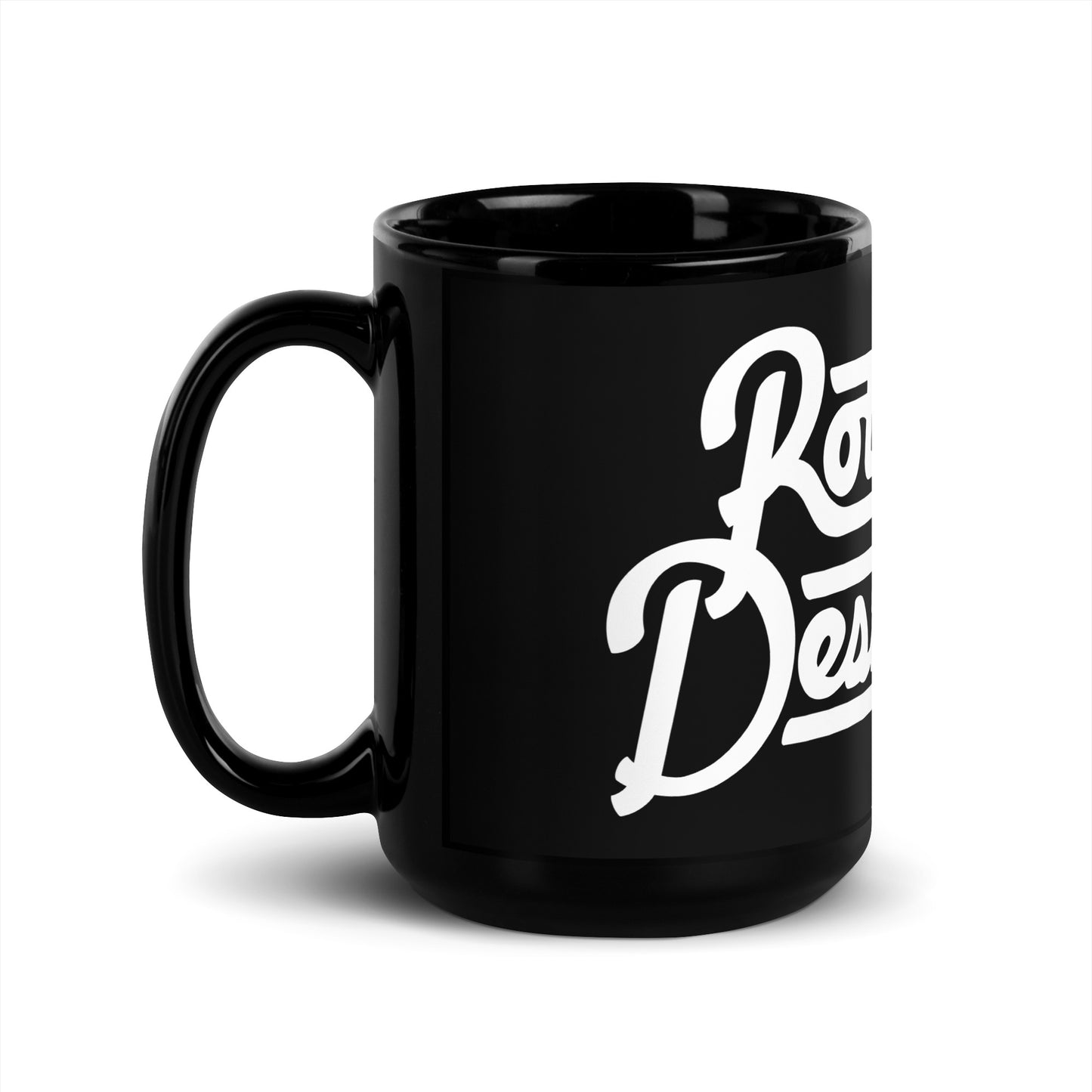 RotorHead Designs Logo Black Mug