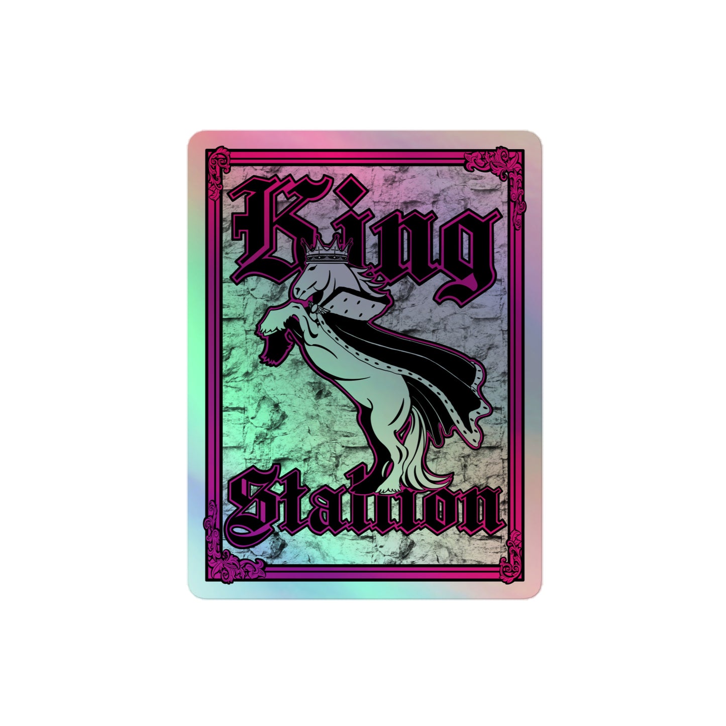 King Stallion Sticker