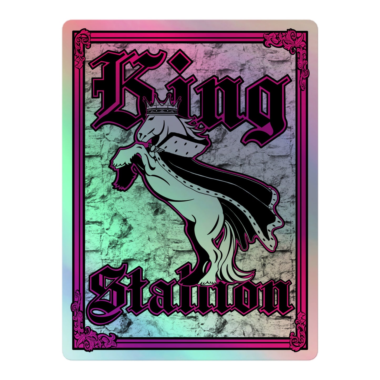 King Stallion Sticker