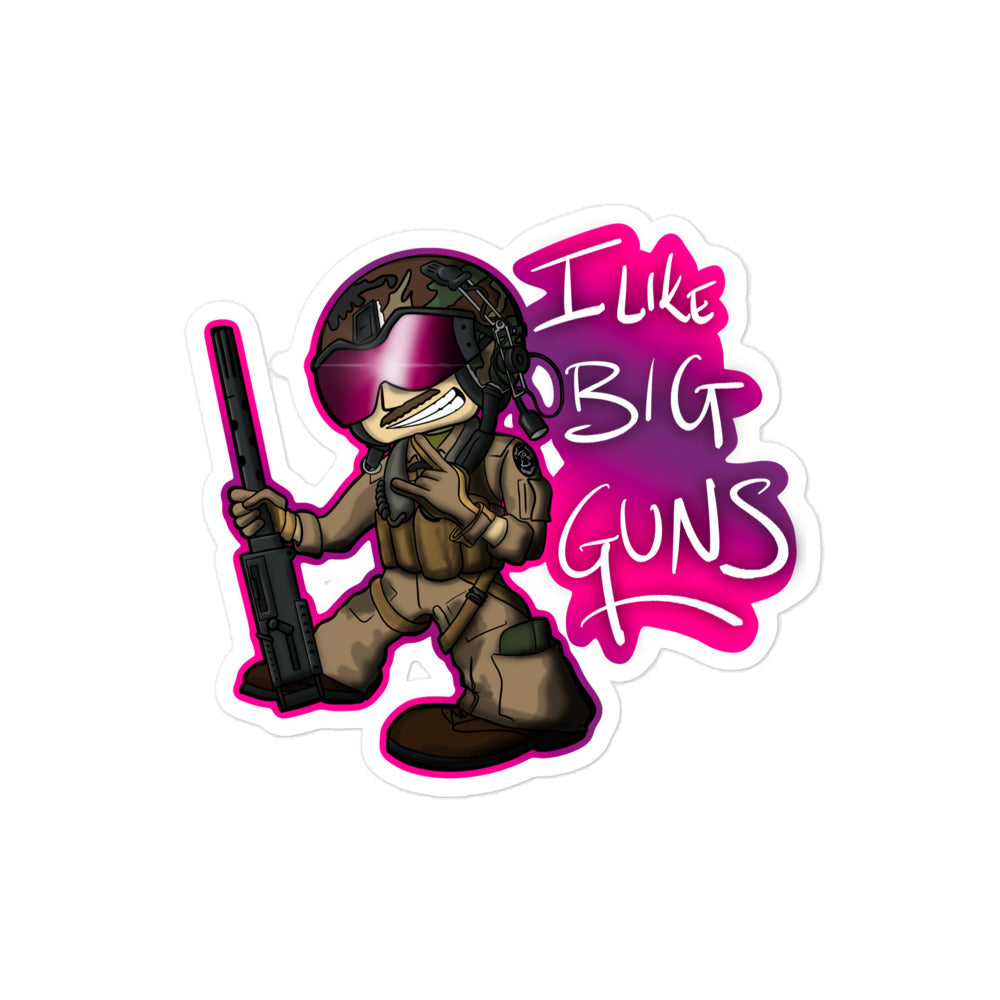Big Guns Sticker