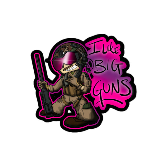 Big Guns Sticker