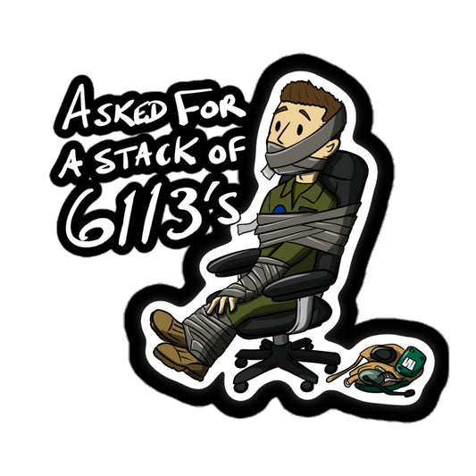 Stack of 6113’s Sticker