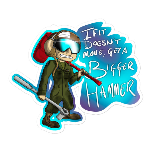 Bigger Hammer Sticker