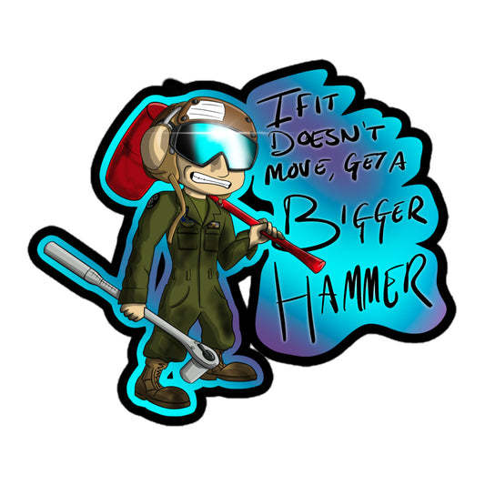 Bigger Hammer Sticker