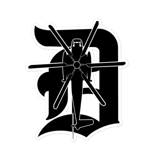 D Silhouette Sticker