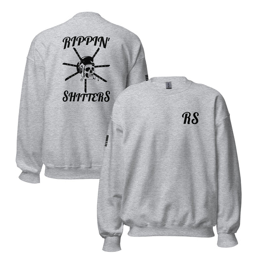 RS Mech Logo Blacked out Crew Neck