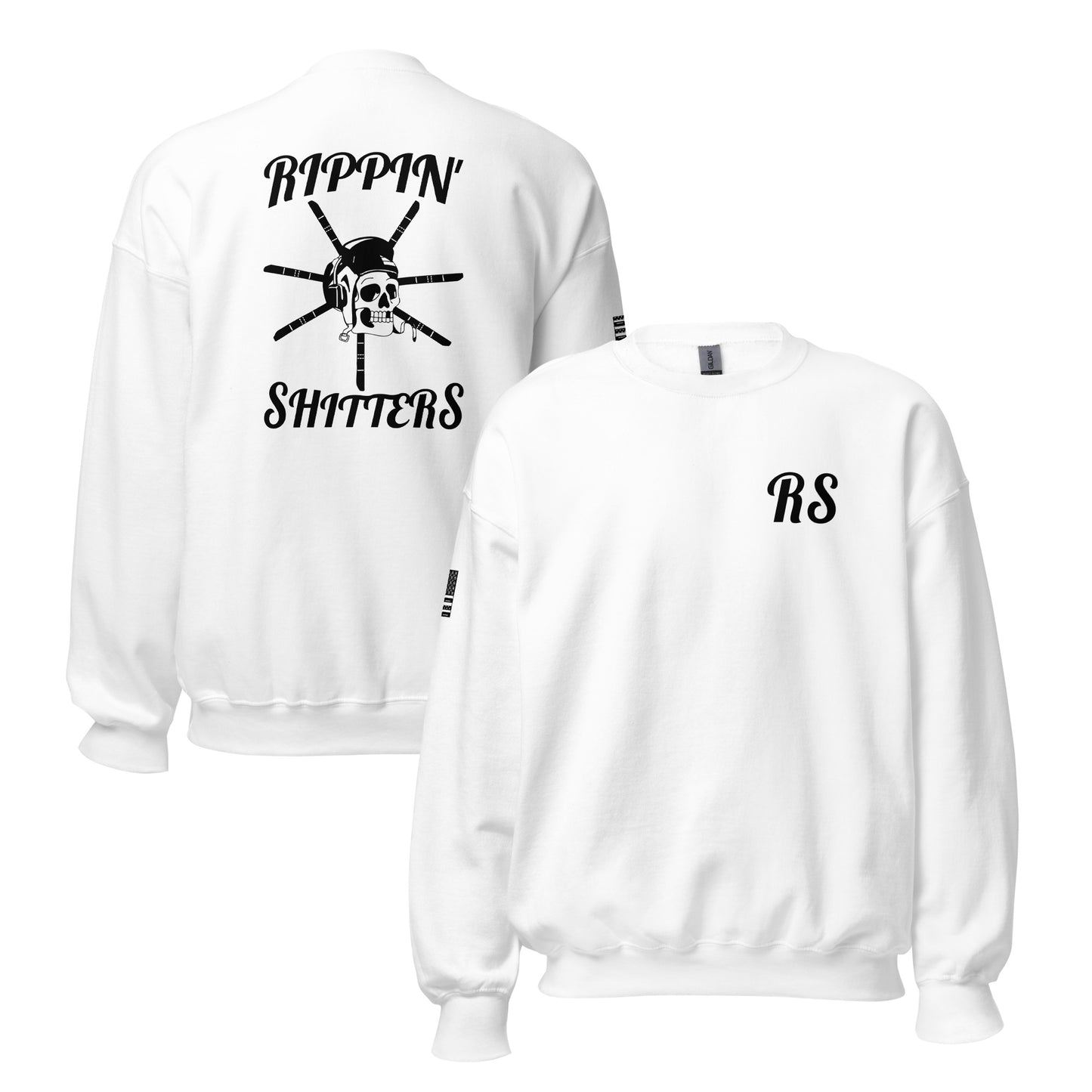 RS Mech Logo Blacked out Crew Neck