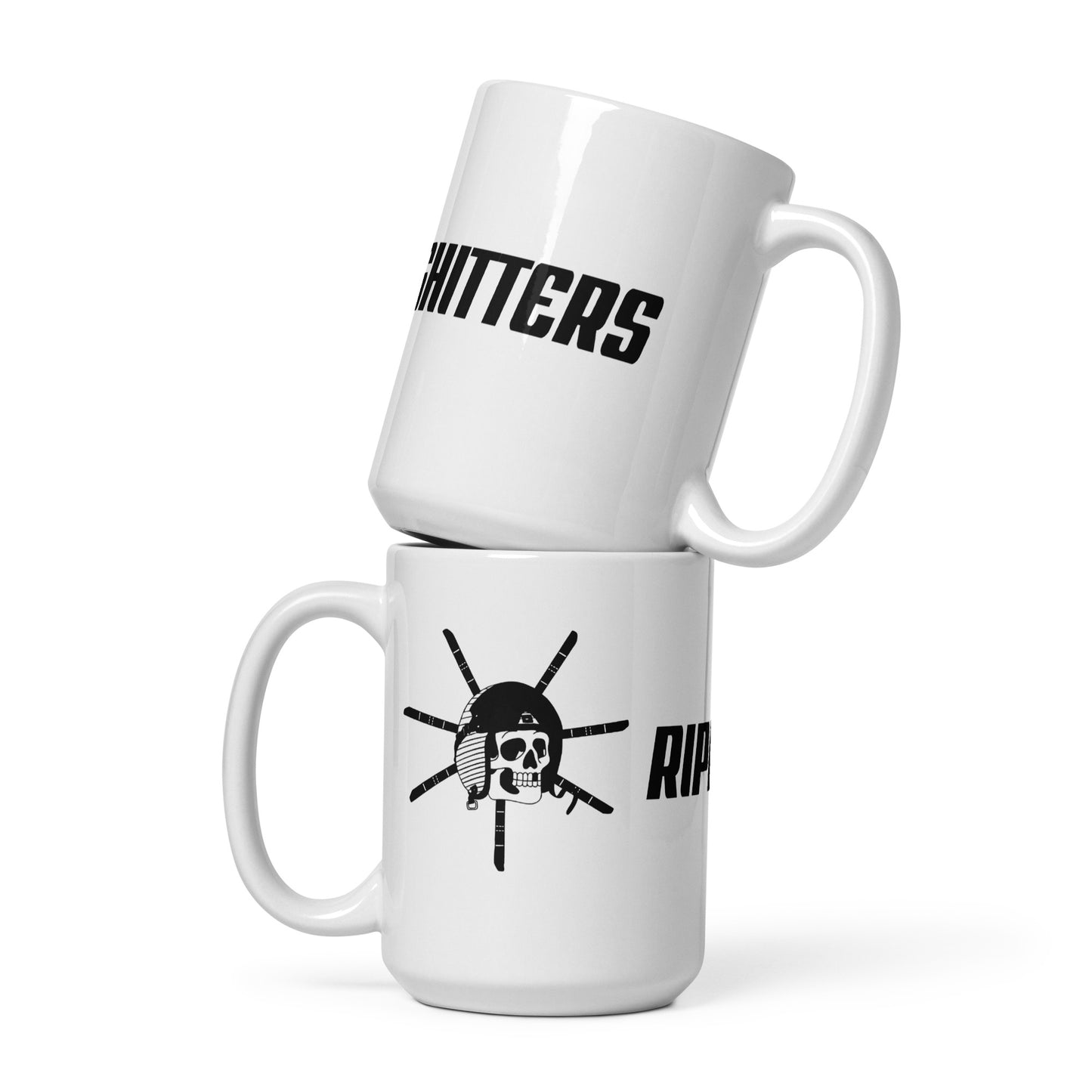 Aviators Rippin' Shitters Standard logo mug